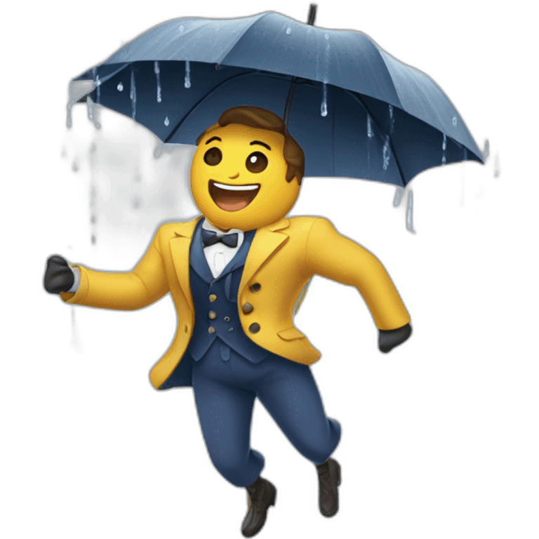 singin' in the rain emoji