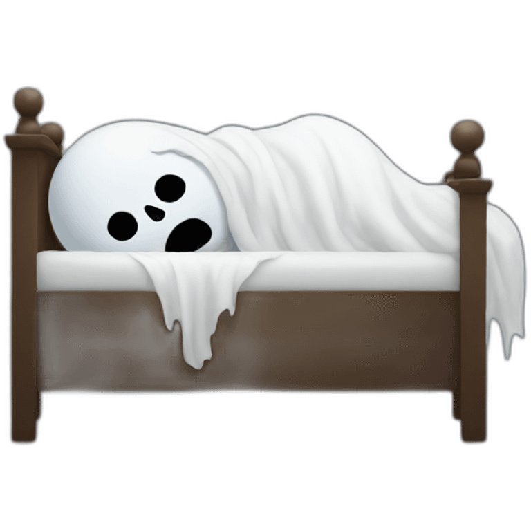 Ghost sleeping emoji