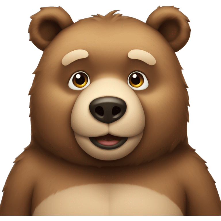 chubby bear  emoji