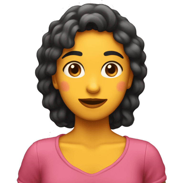 Chica enamorada emoji