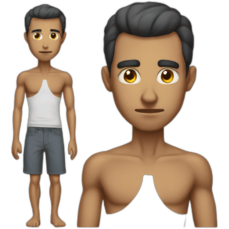 weak skinny man emoji