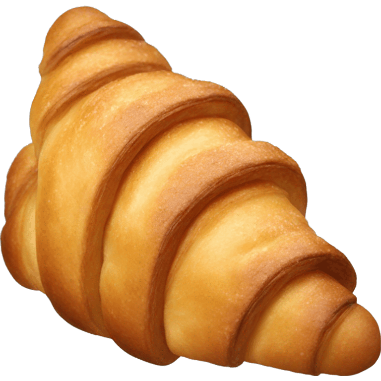 Cinnamon Crunchy Flaky Croissant emoji