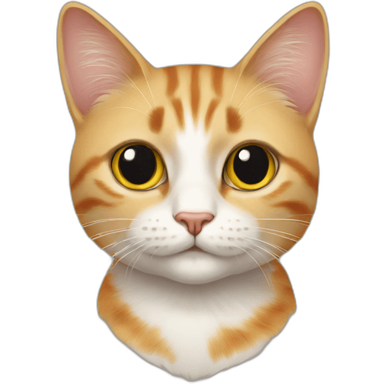 nice cats, realistic drawing emoji