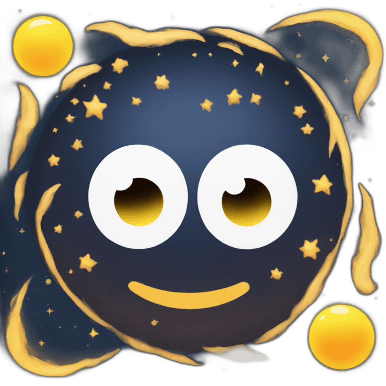 Sun moon emoji