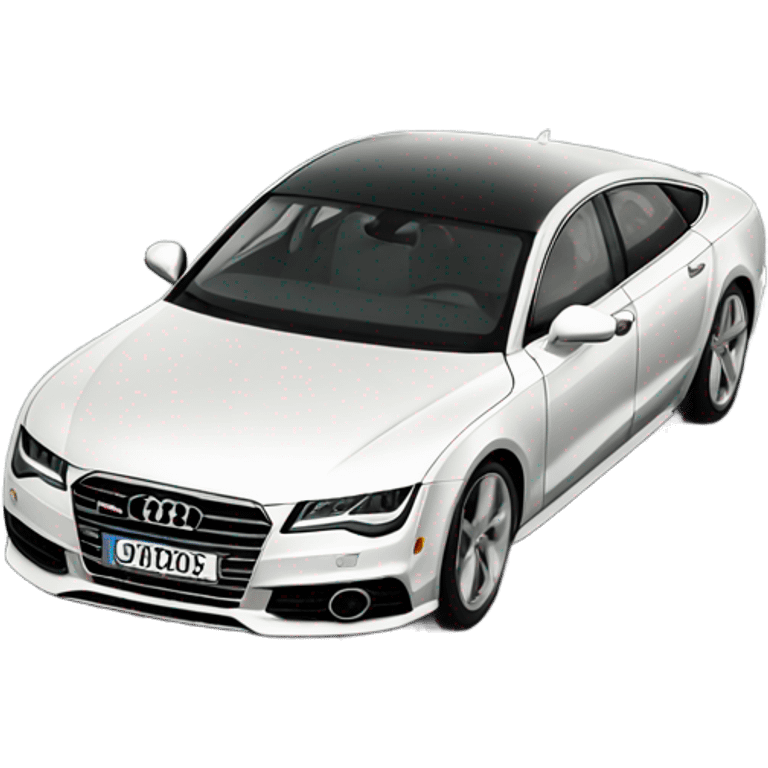 heading your way in an audi a7 emoji