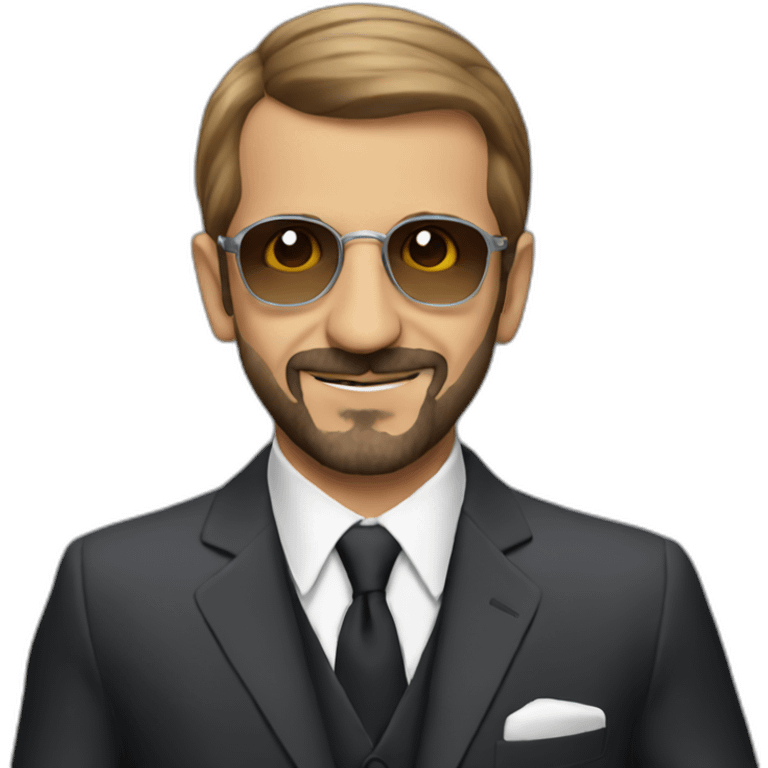 Ringo Starr in the suit emoji