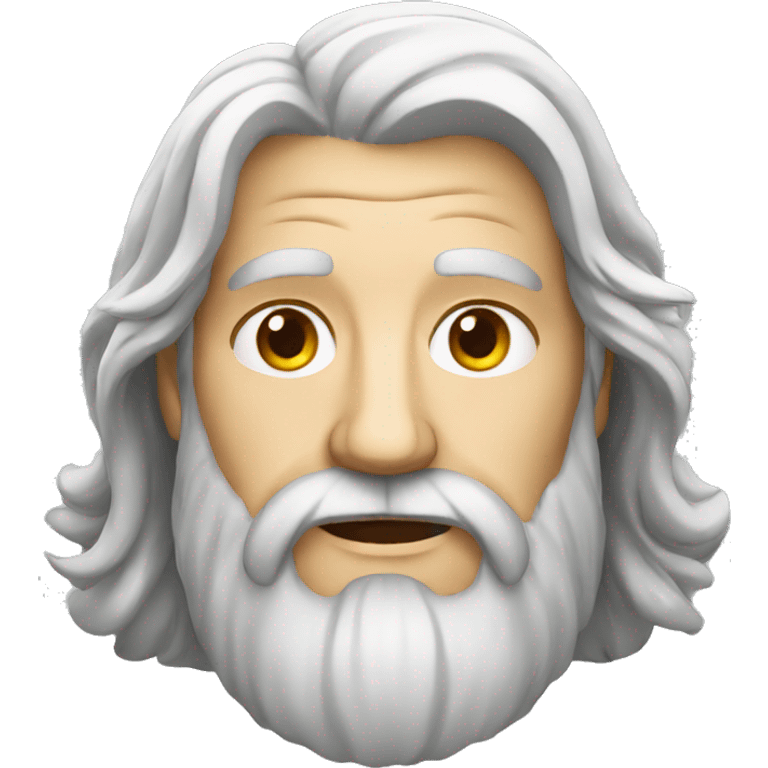 a german old guy with long hair and beard emoji