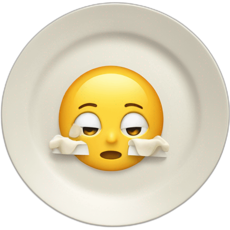 cute-plate-thinking-of-problem emoji