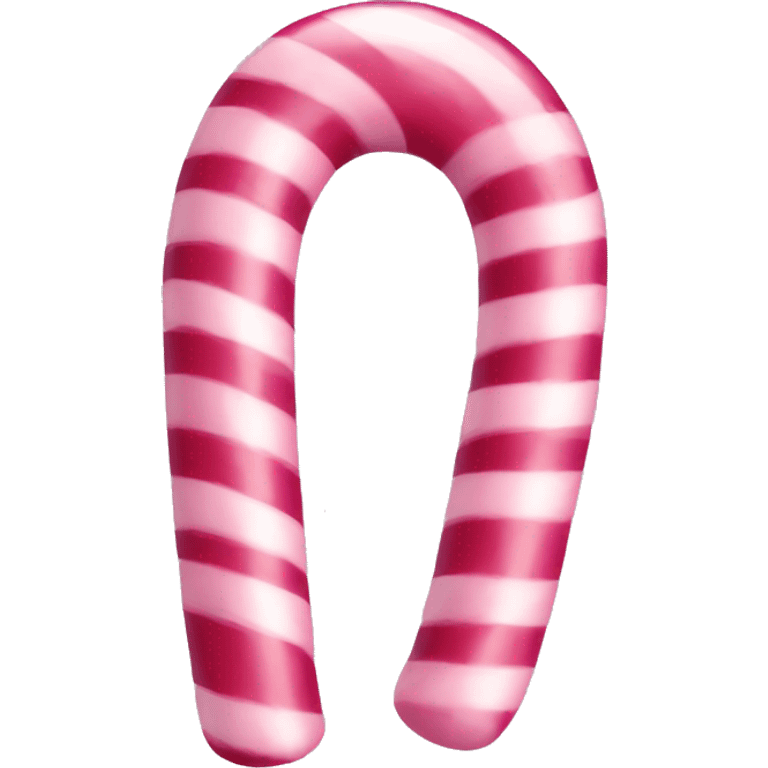 Pink candy cane emoji