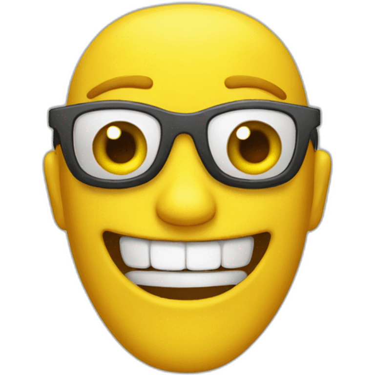 le rire jaune emoji