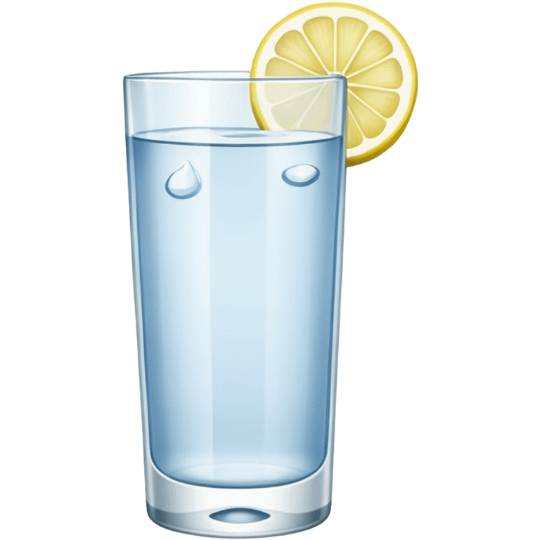 water with lemon slice emoji