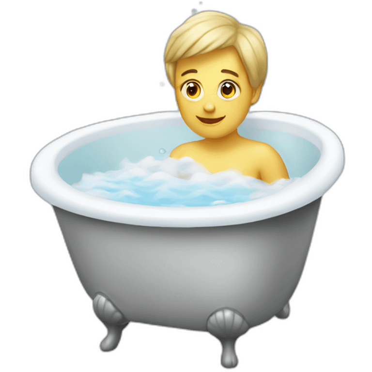 bathtub bubble emoji