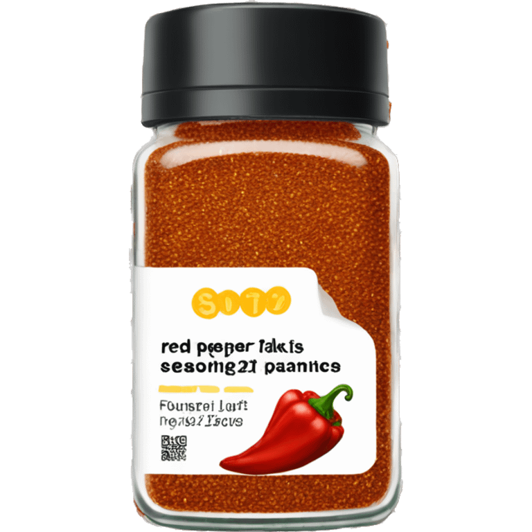 red pepper flakes seasoning jar emoji