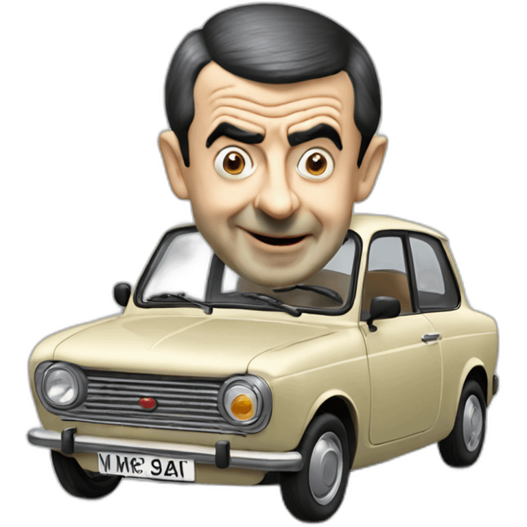 Mr bean car emoji