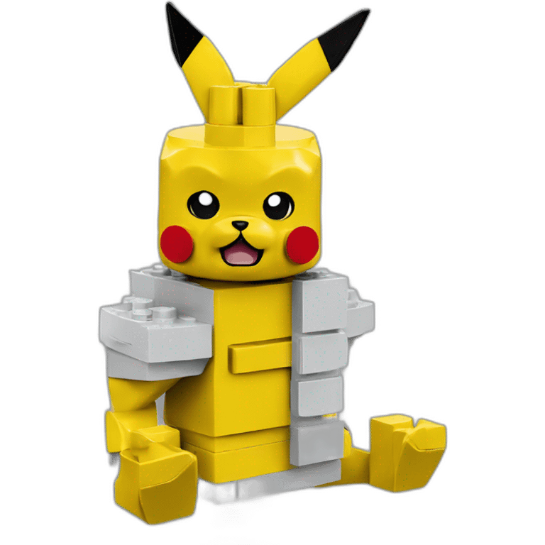 Lego Pikachu emoji