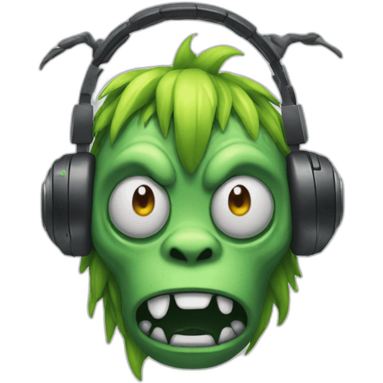 monster with headphones emoji