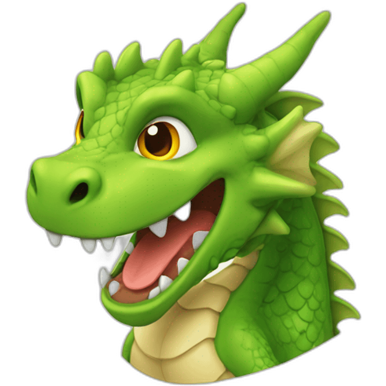 Dragon heureux emoji