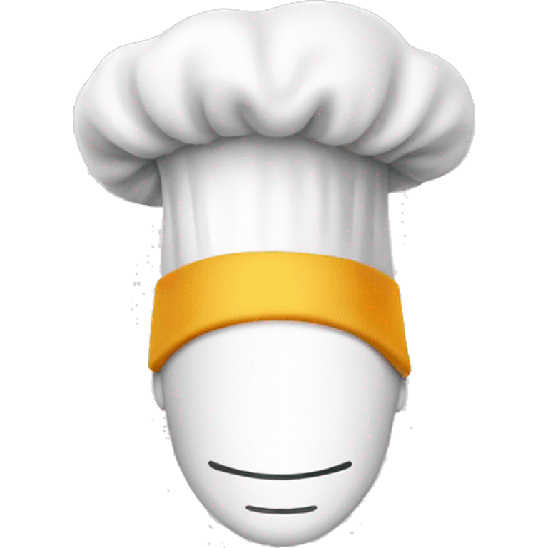 chef's hat and silence  emoji