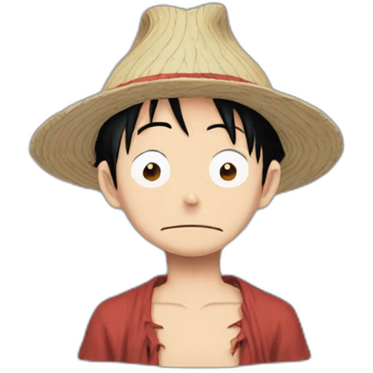 sad luffy emoji