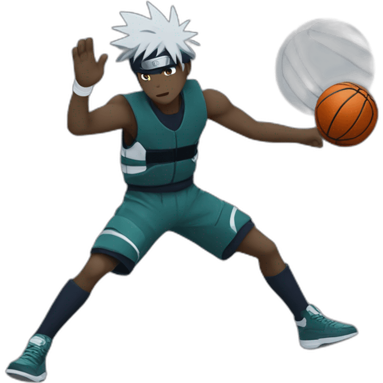 Kakashi hatake playing basketball emoji