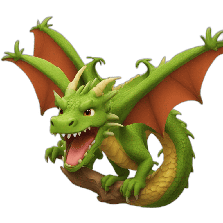 a photo of a dragon emoji