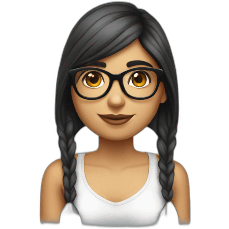 Mia Khalifa girl emoji