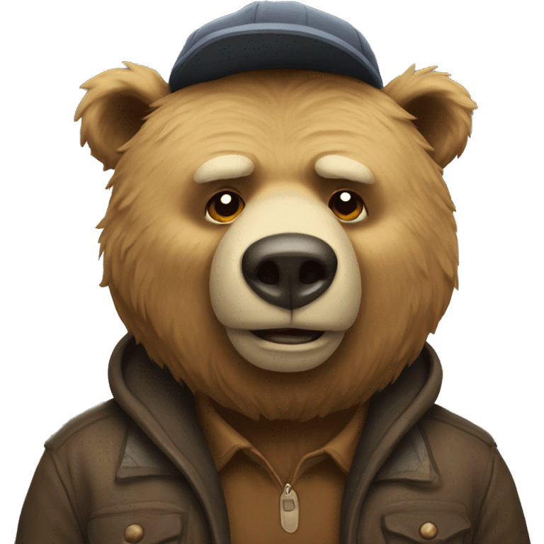 old bear emoji