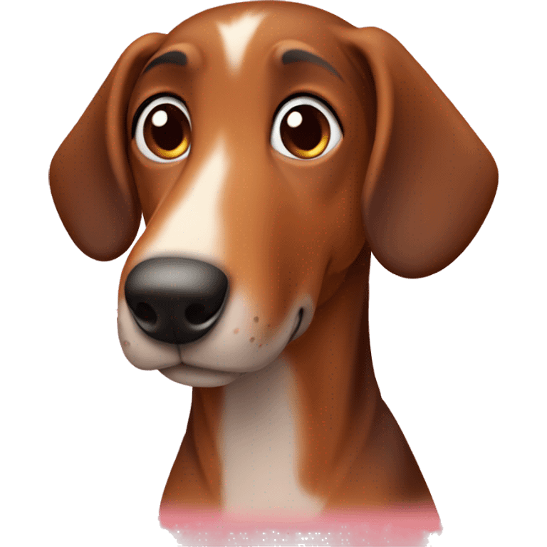 Dashhound valentine  emoji