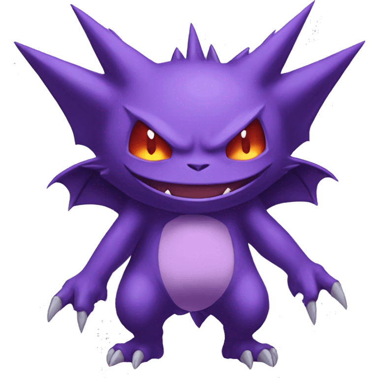  Gengar-Sableye-Genesect-Noibat Full body emoji