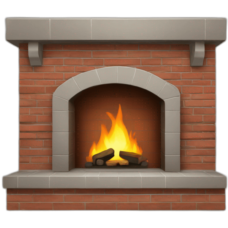 Brick Fireplace emoji