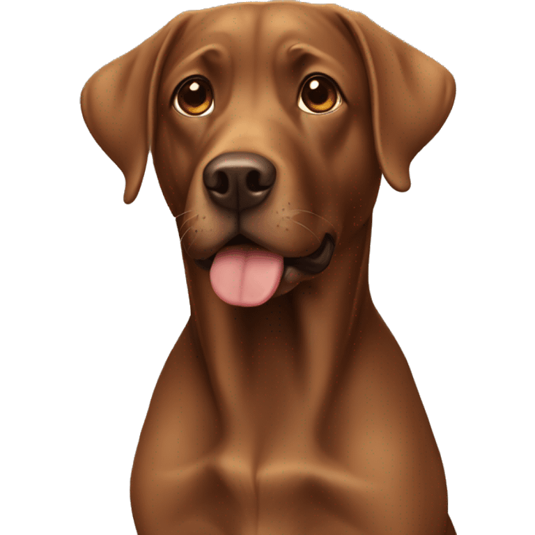 Brown lab emoji