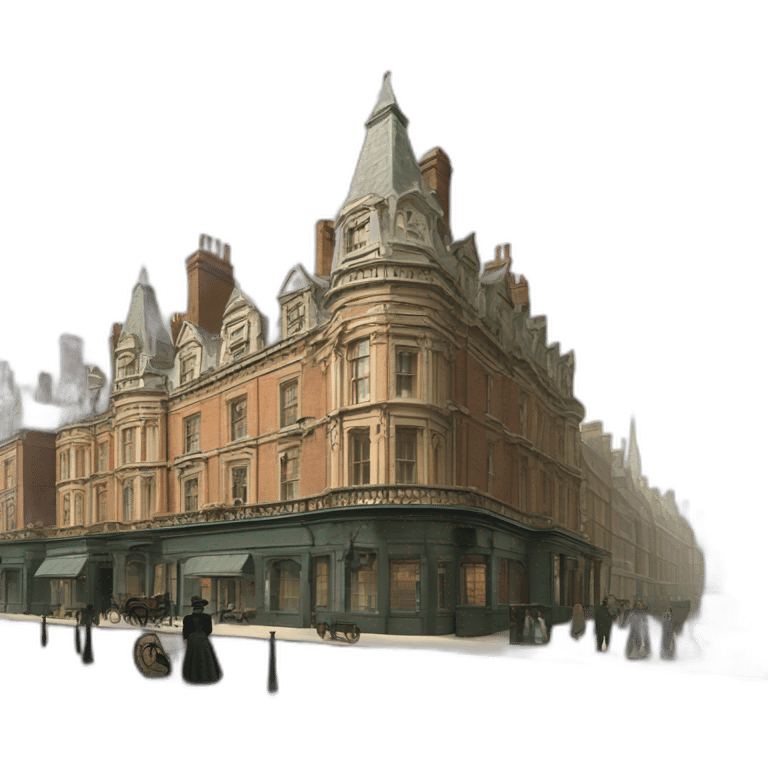 Victorian era london city emoji