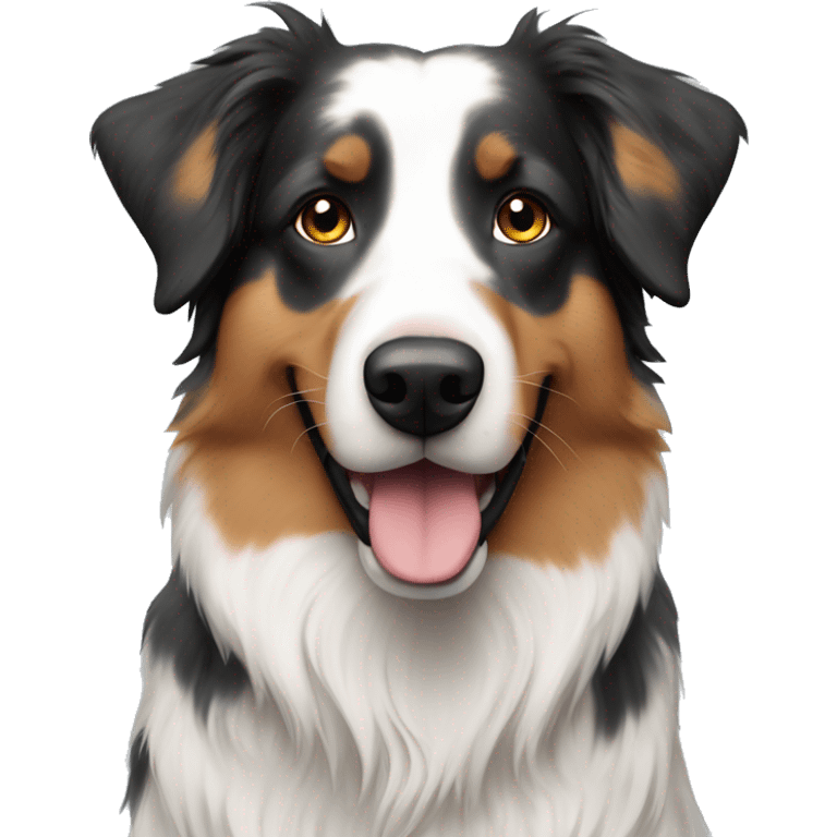 Merle English shepherd emoji