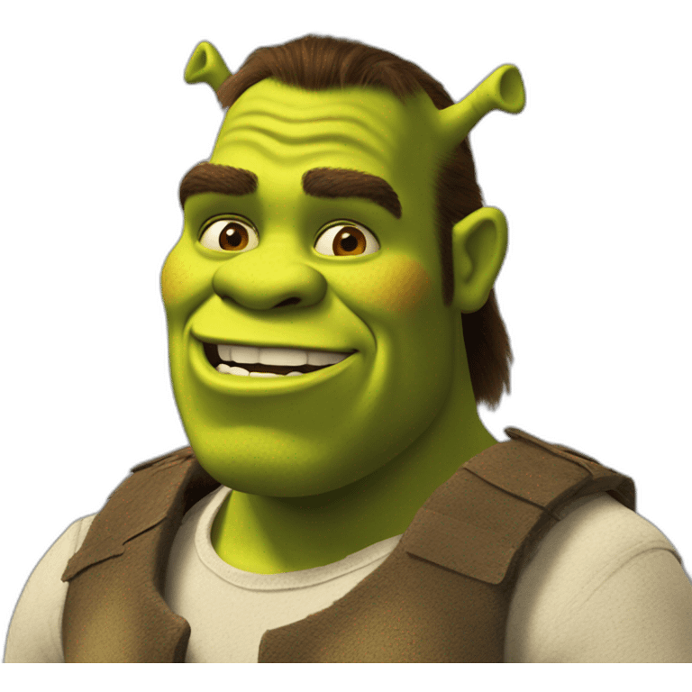 Shrek in mod giga chad  emoji