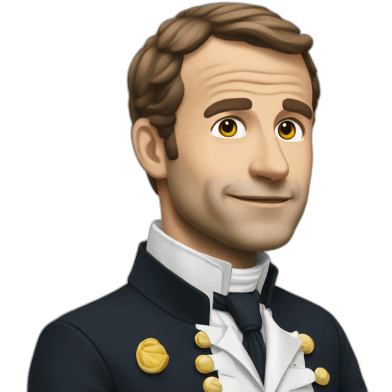 Macron qui rigole emoji