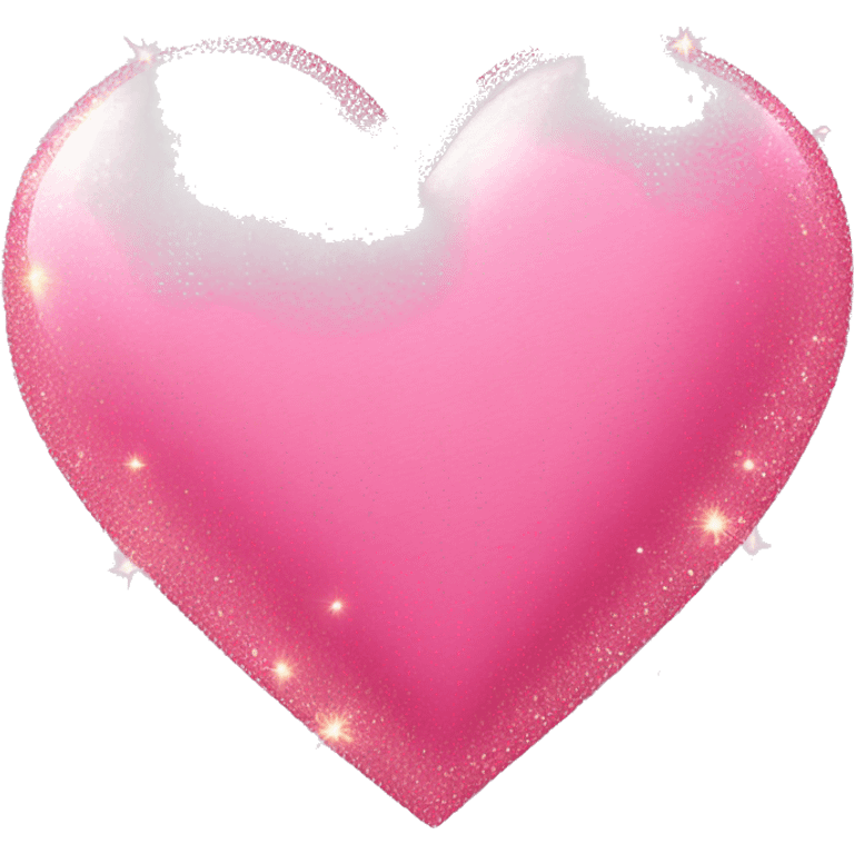 A pink Heart with a little sparkle emoji