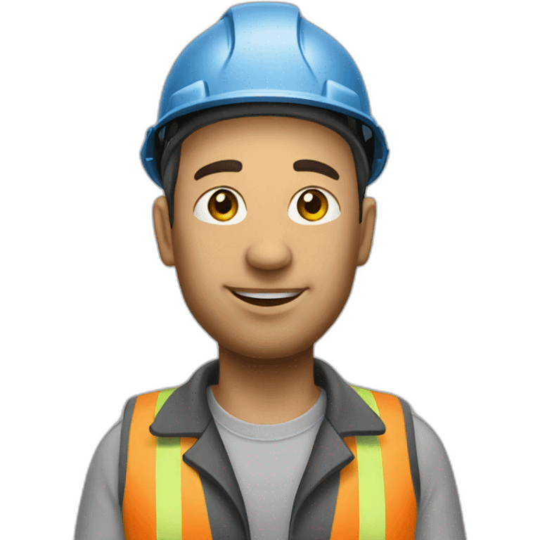 Construction site staff emoji