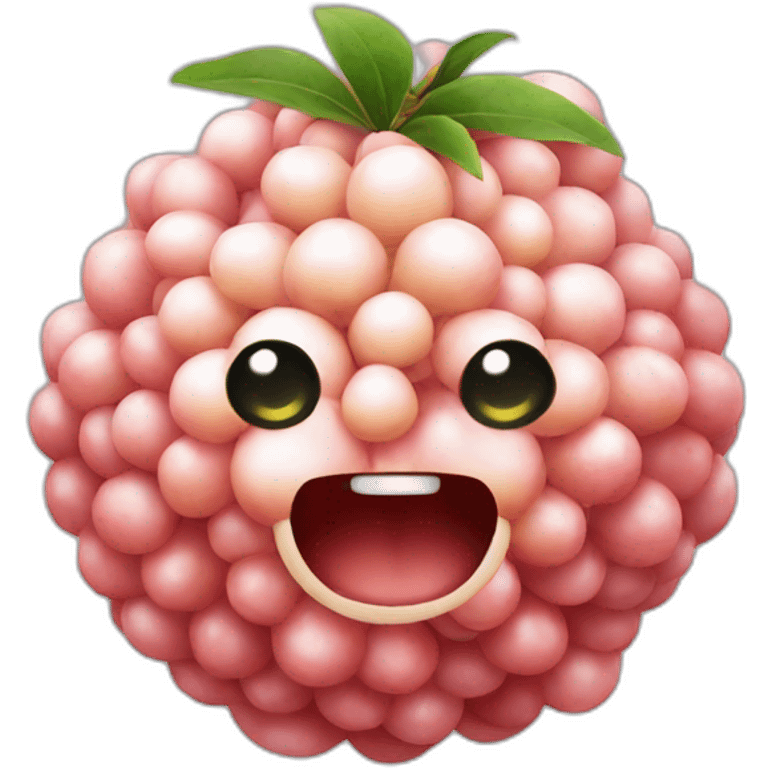 Lychee emoji