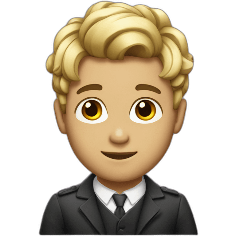 Posh-boy-with-raibow-hair emoji