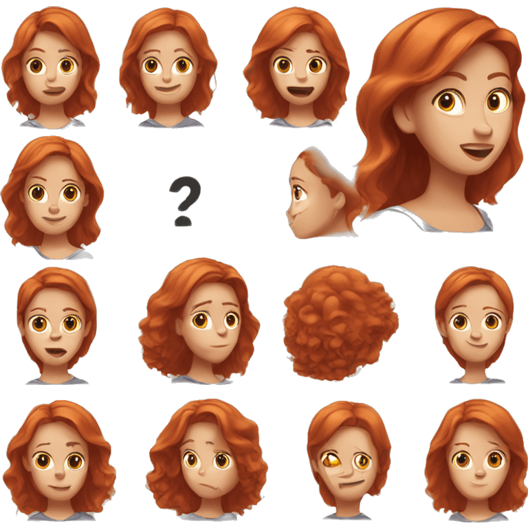 A red hair 21 year old woman that feels tremor  emoji