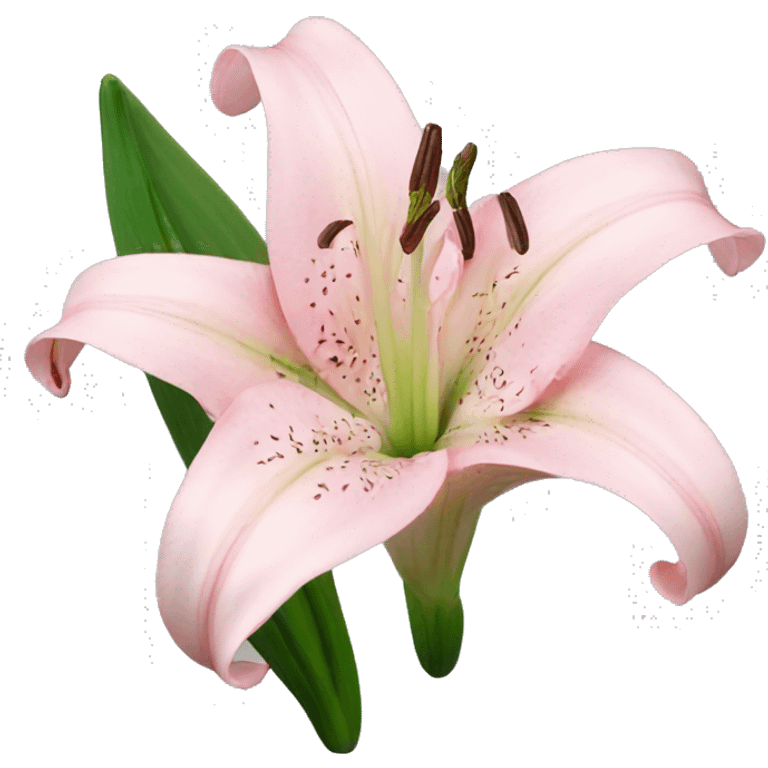 light pink lilium emoji