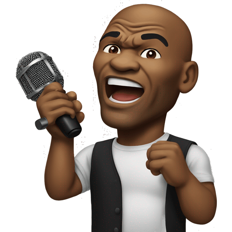 Mike Tyson singing emoji