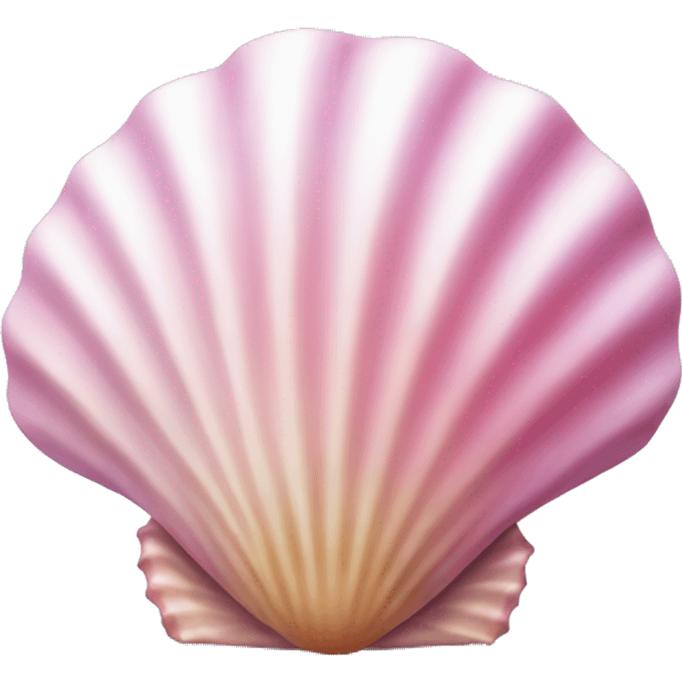 Pink seashell emoji