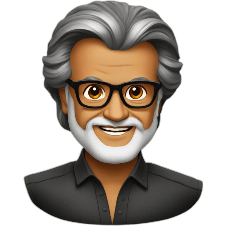 Super star rajini kanth , tamil actor emoji