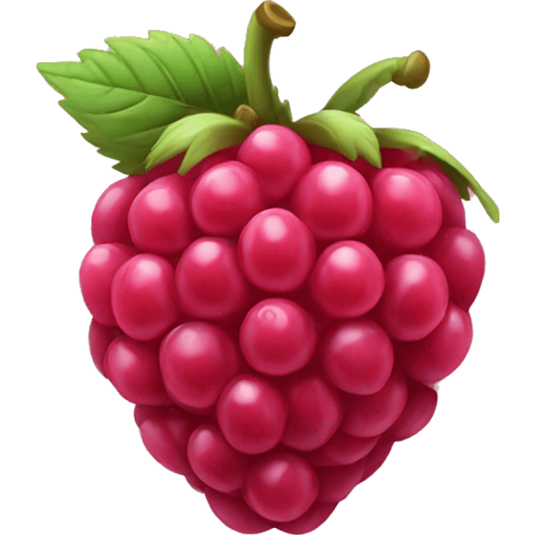 juicy raspberry  emoji