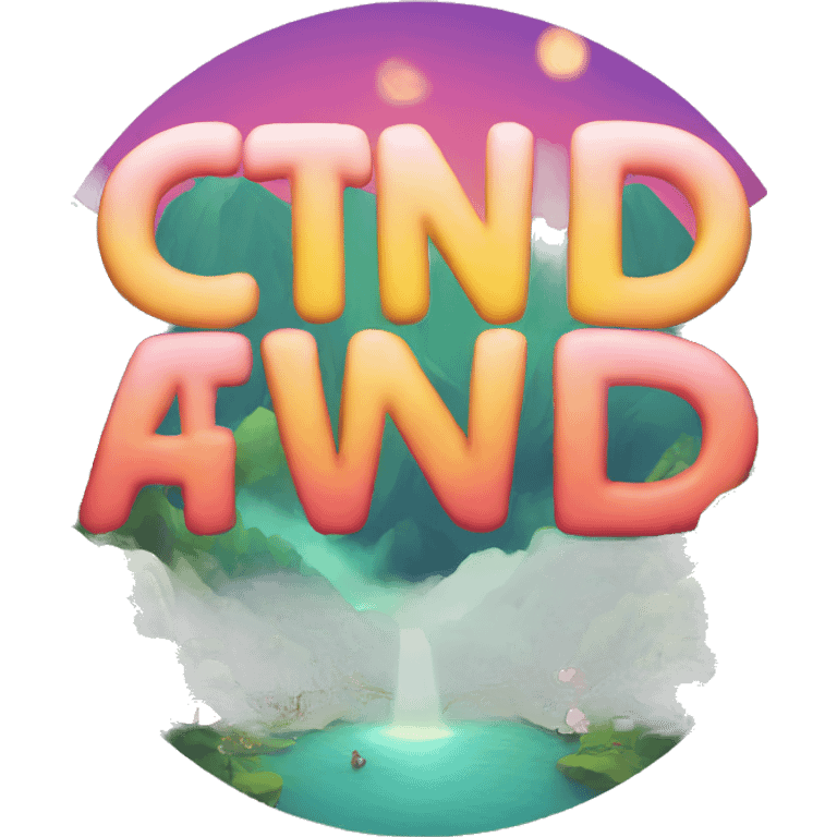 music festival logo with the letters CTND emoji