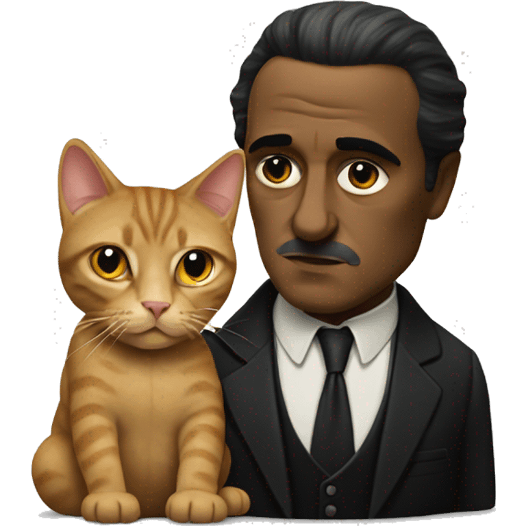 the godfather and cat emoji