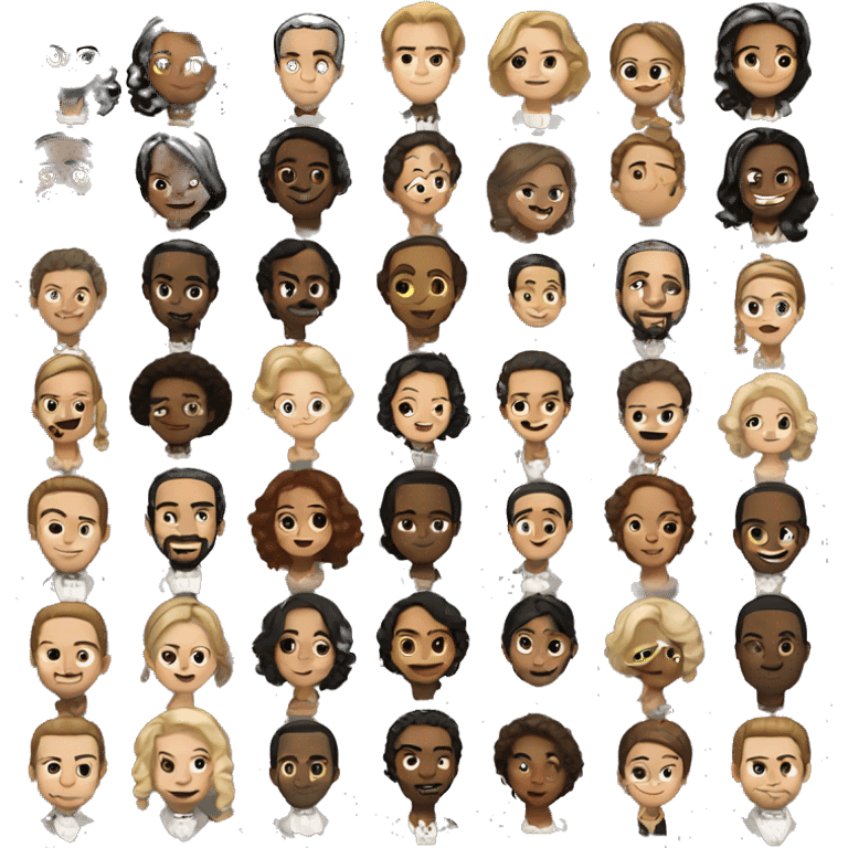 Hamilton musical cast emoji