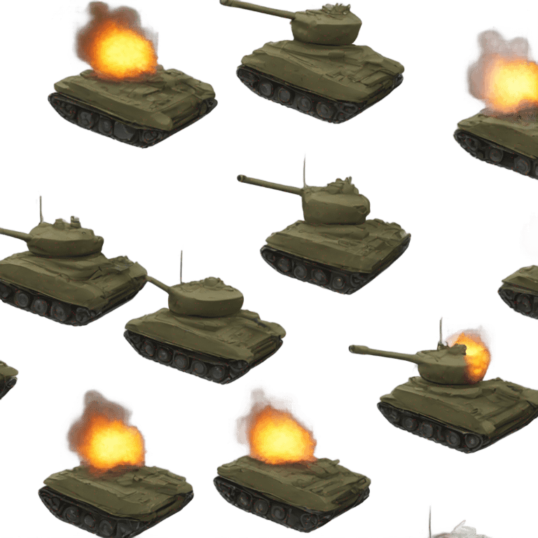 Tank burst emoji