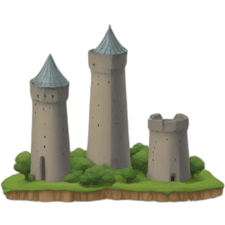 Oussama and Two towers emoji